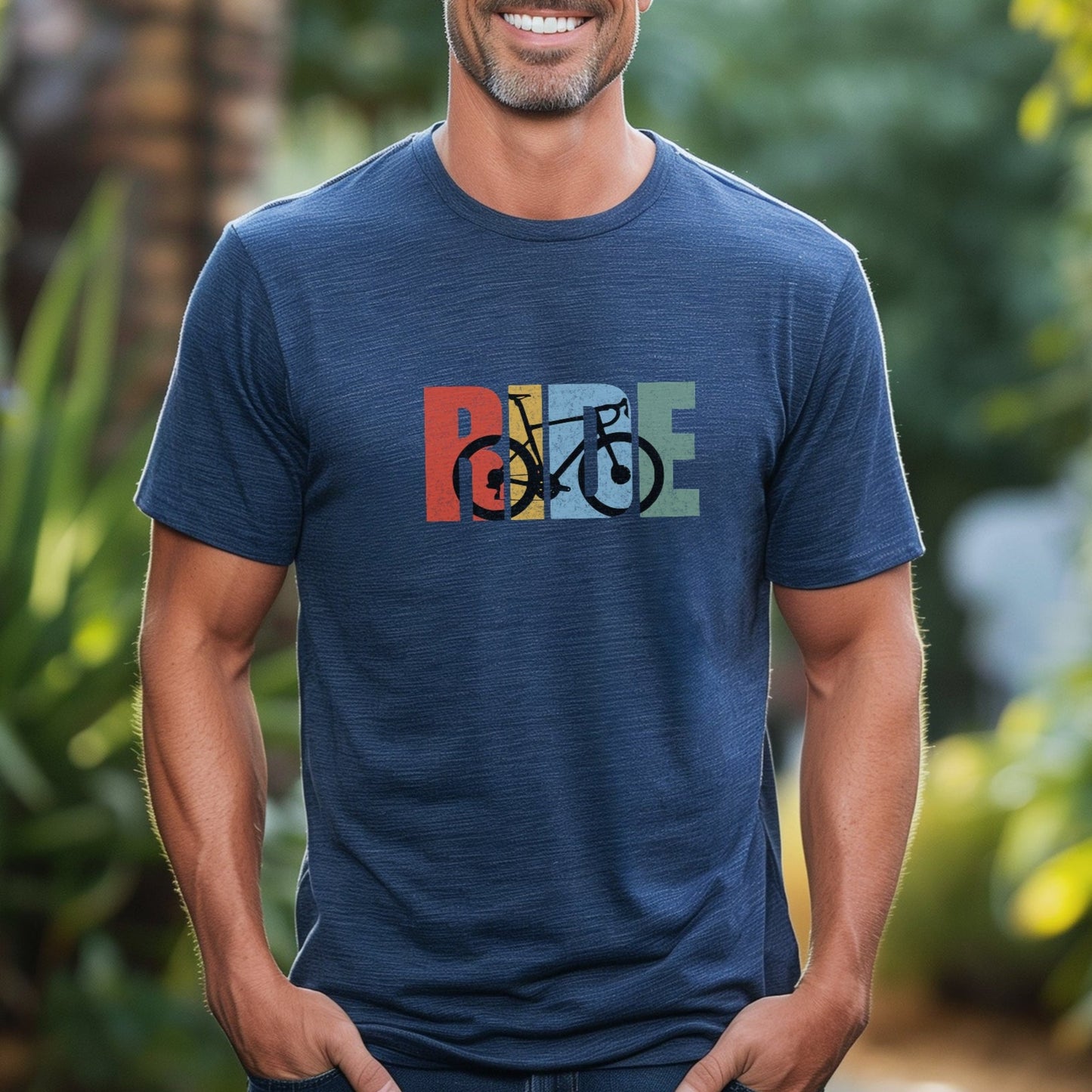 Ride Retro Road Bike 2 Tee