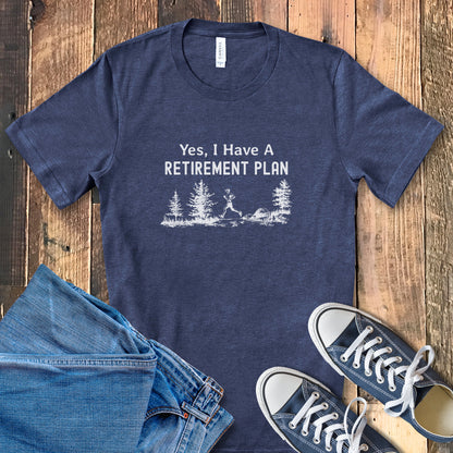 Retirement Plan Male Runner Tee