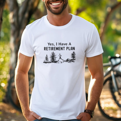 Retirement Plan Male Runner Tee