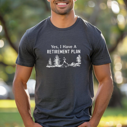 Retirement Plan Male Runner Tee