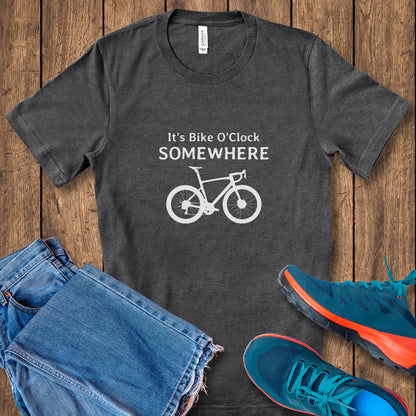 Bike O'Clock Somewhere Tee