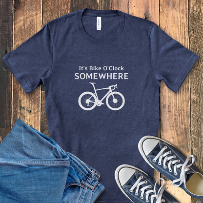 Bike O'Clock Somewhere Tee