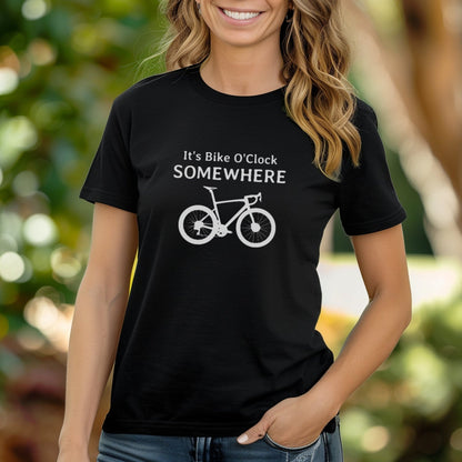 Bike O'Clock Somewhere Tee