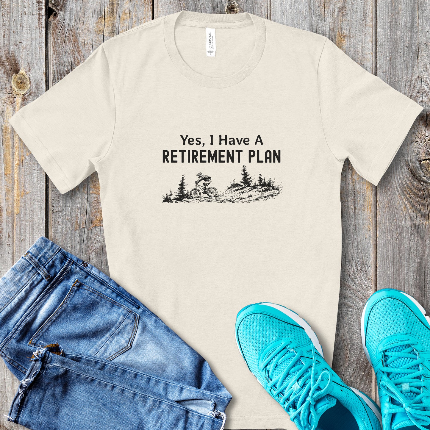 Retirement Plan MTB Rider Tee