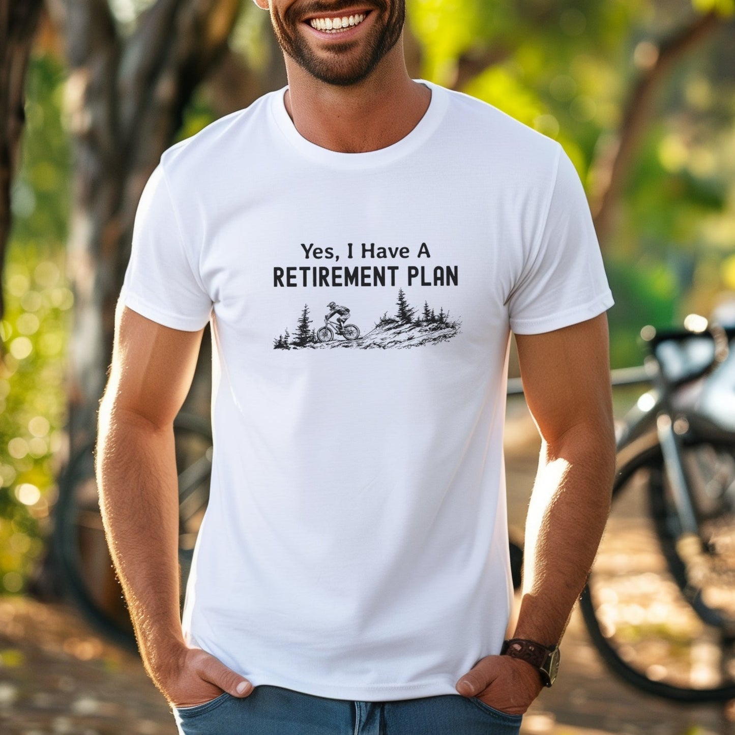 Retirement Plan MTB Rider Tee