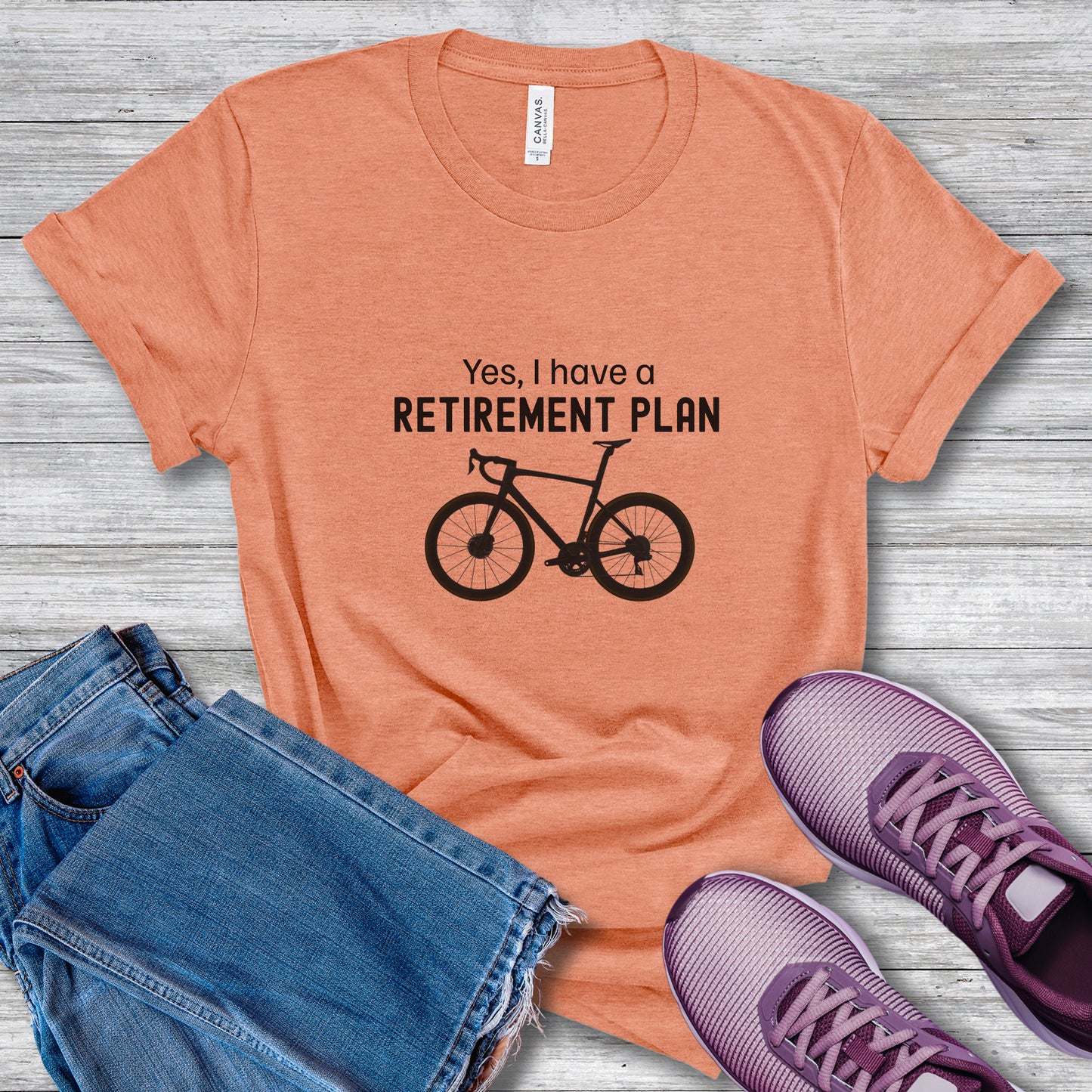 Retirement Plan Cyclist Tee