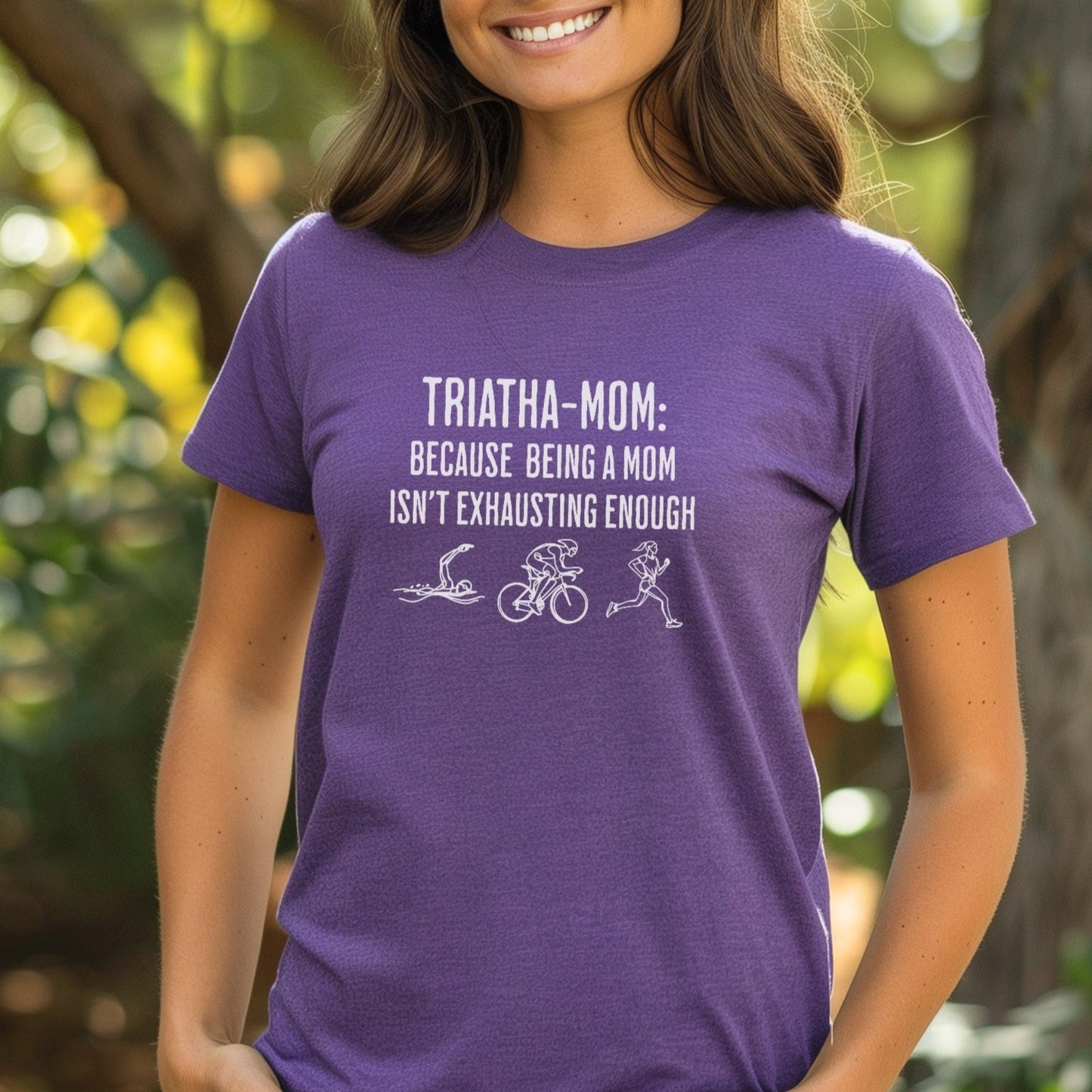 Triatha-Mom Exhausting Tee