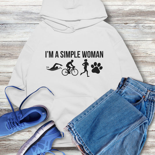 Simple Woman w/1 Paw Hoodie