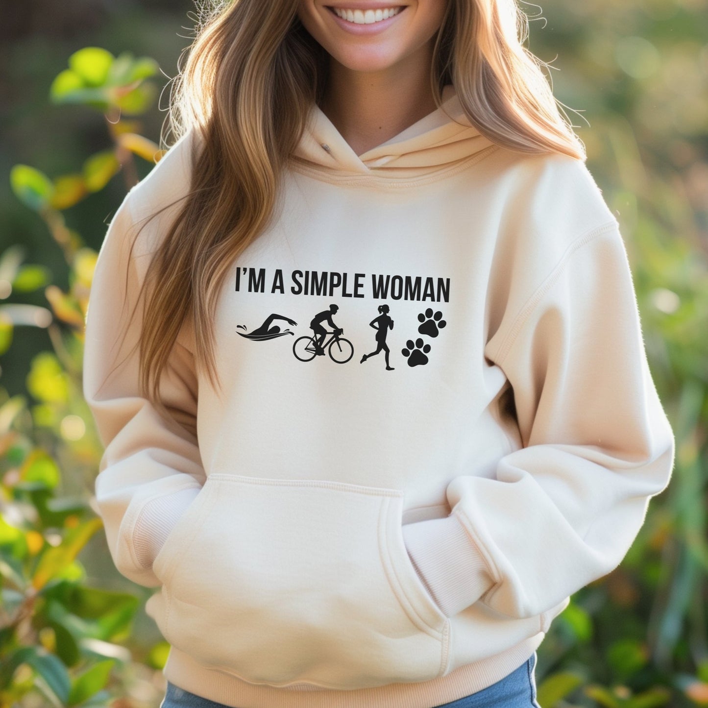 Simple Woman w/2 Paws Hoodie