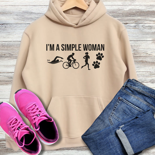 Simple Woman w/2 Paws Hoodie