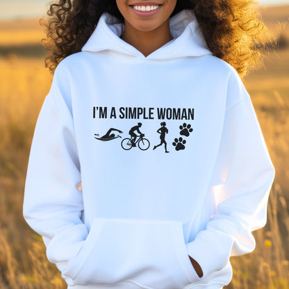 Simple Woman w/2 Paws Hoodie