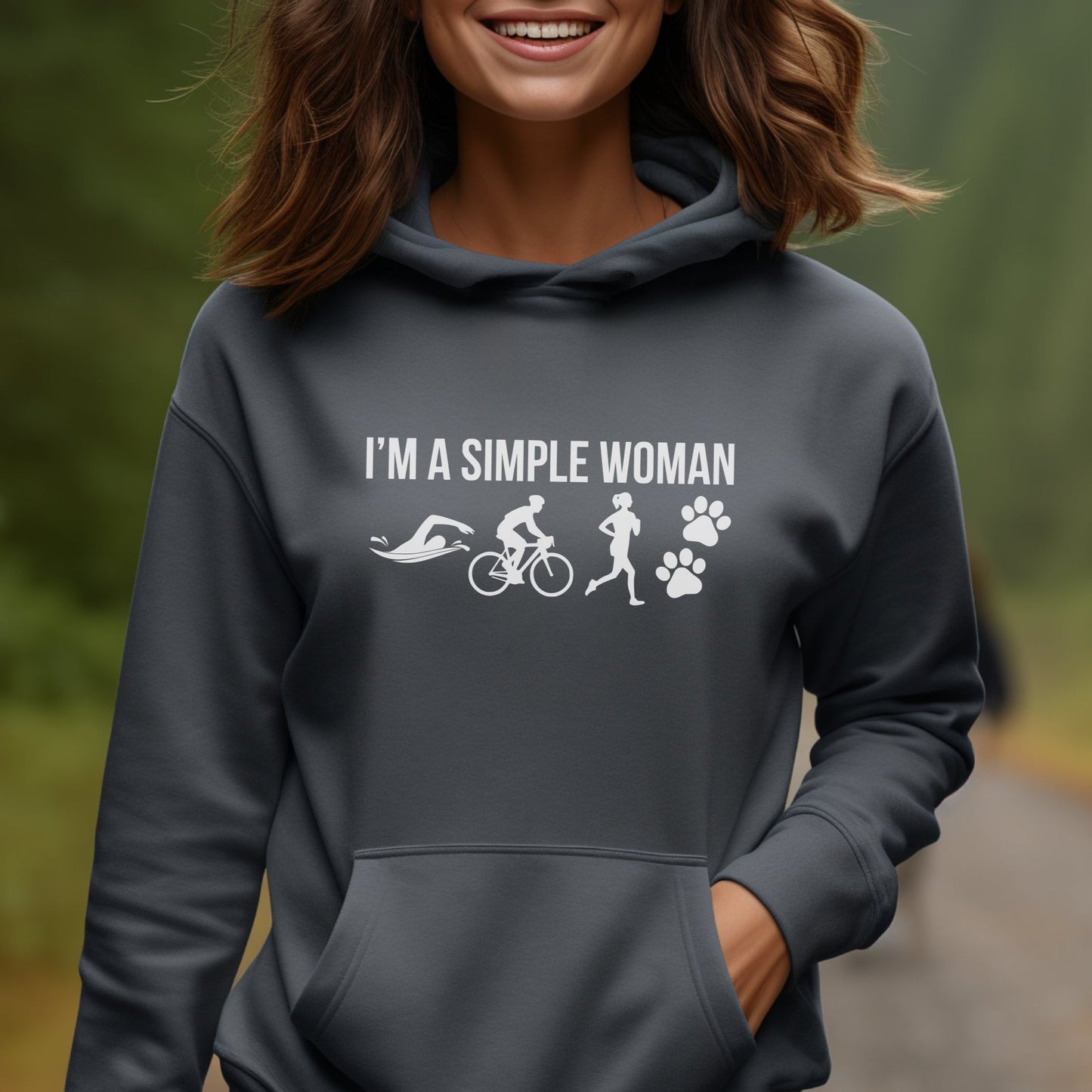 Simple Woman w/2 Paws Hoodie