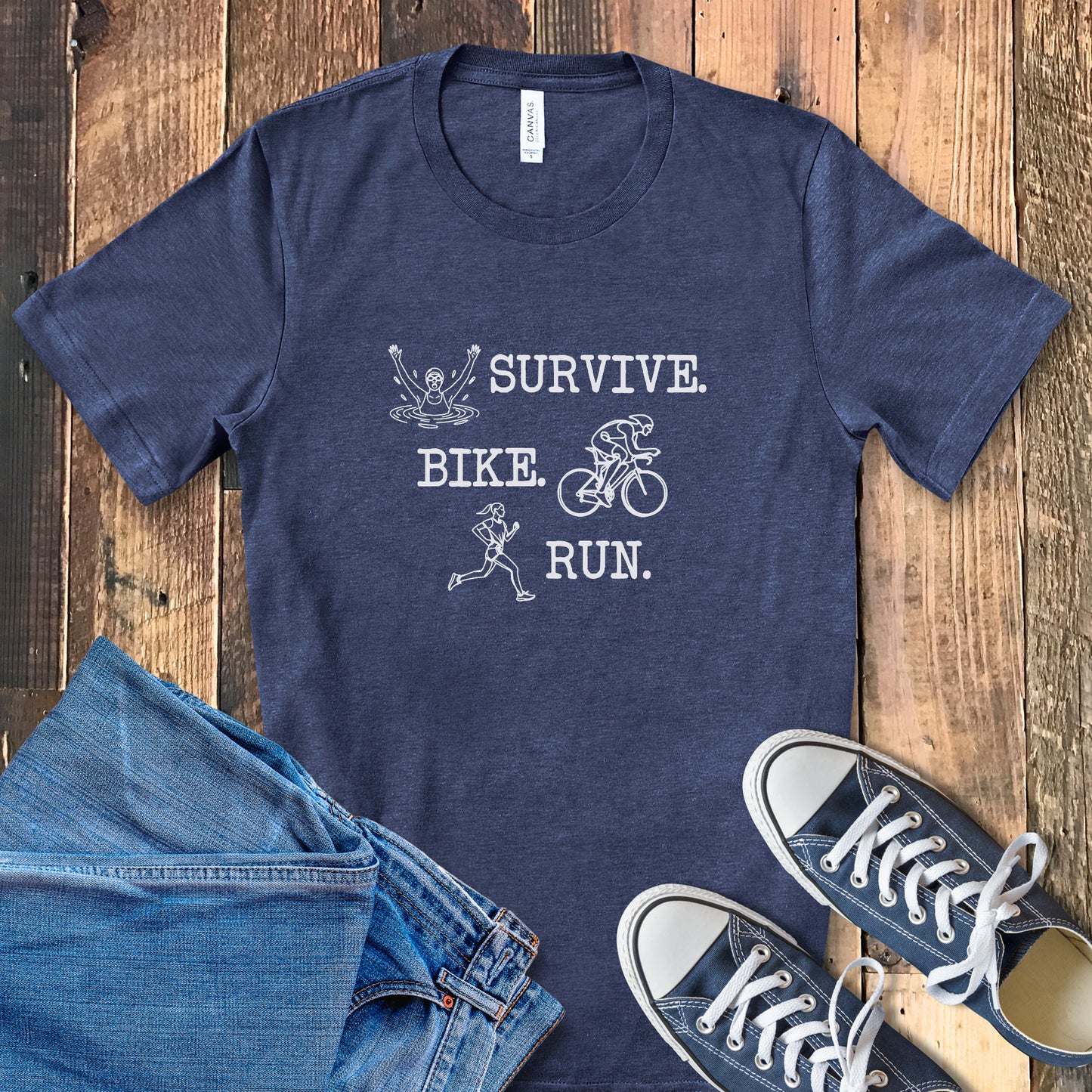 Survive Line Art Female Tee