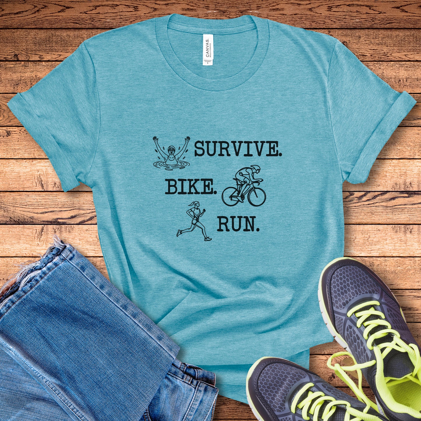 Survive Line Art Female Tee