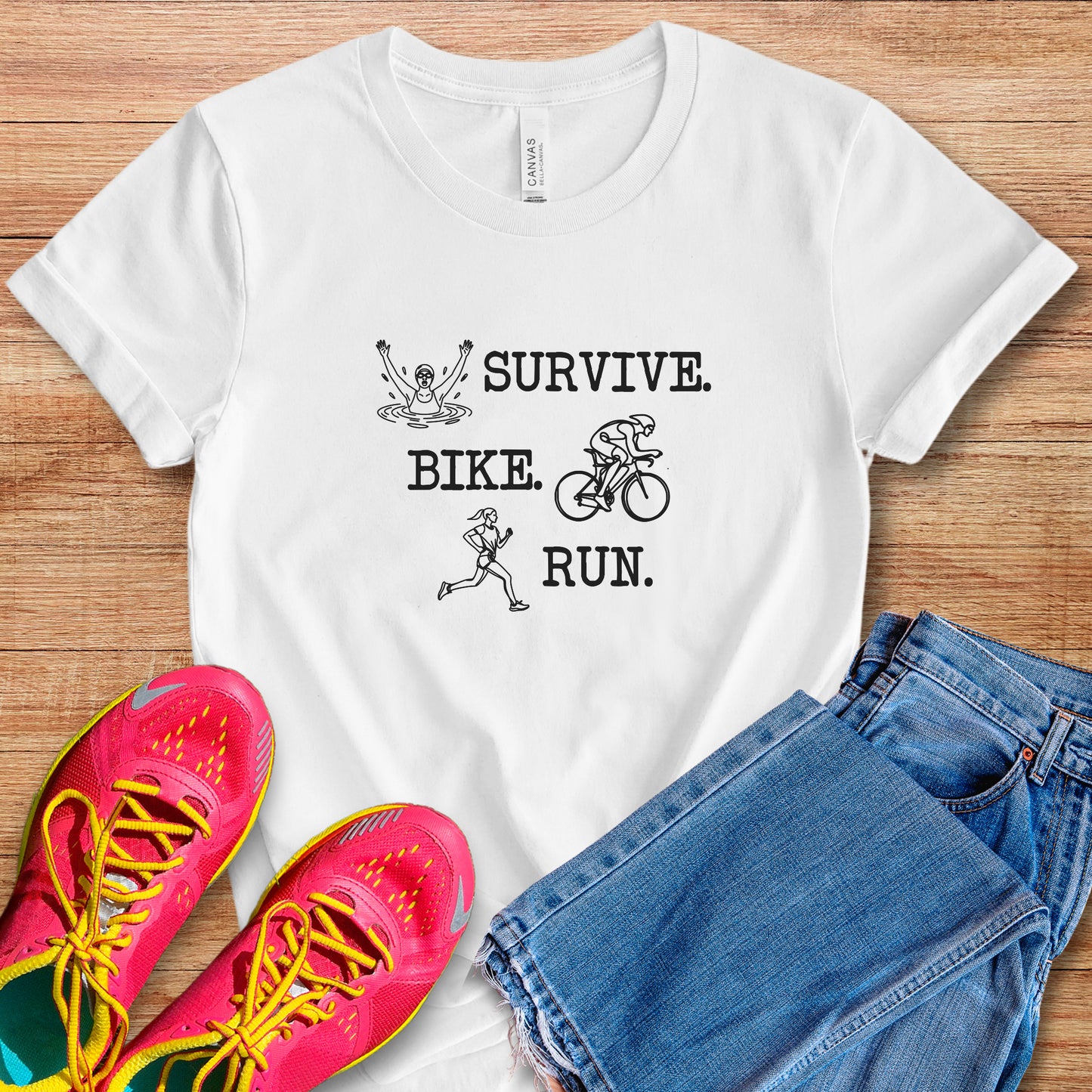 Survive Line Art Female Tee
