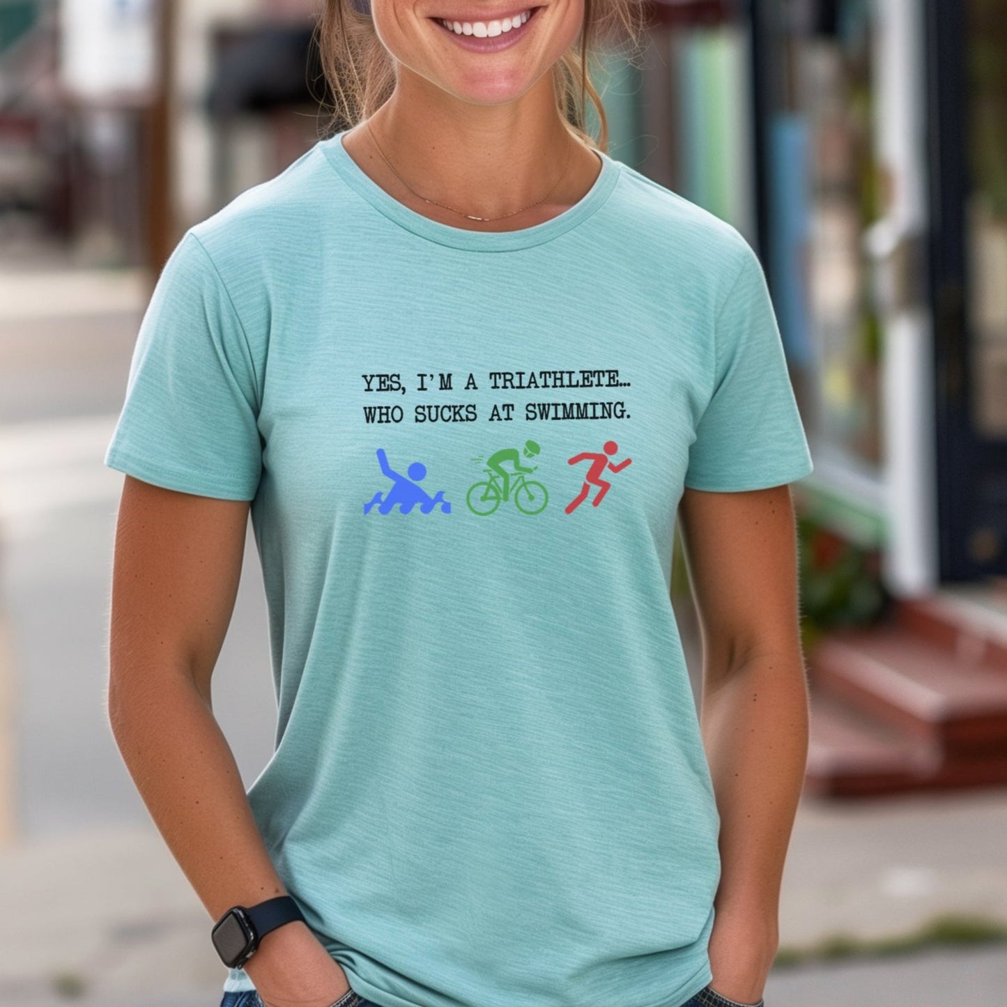 Suck At Swimming Tee