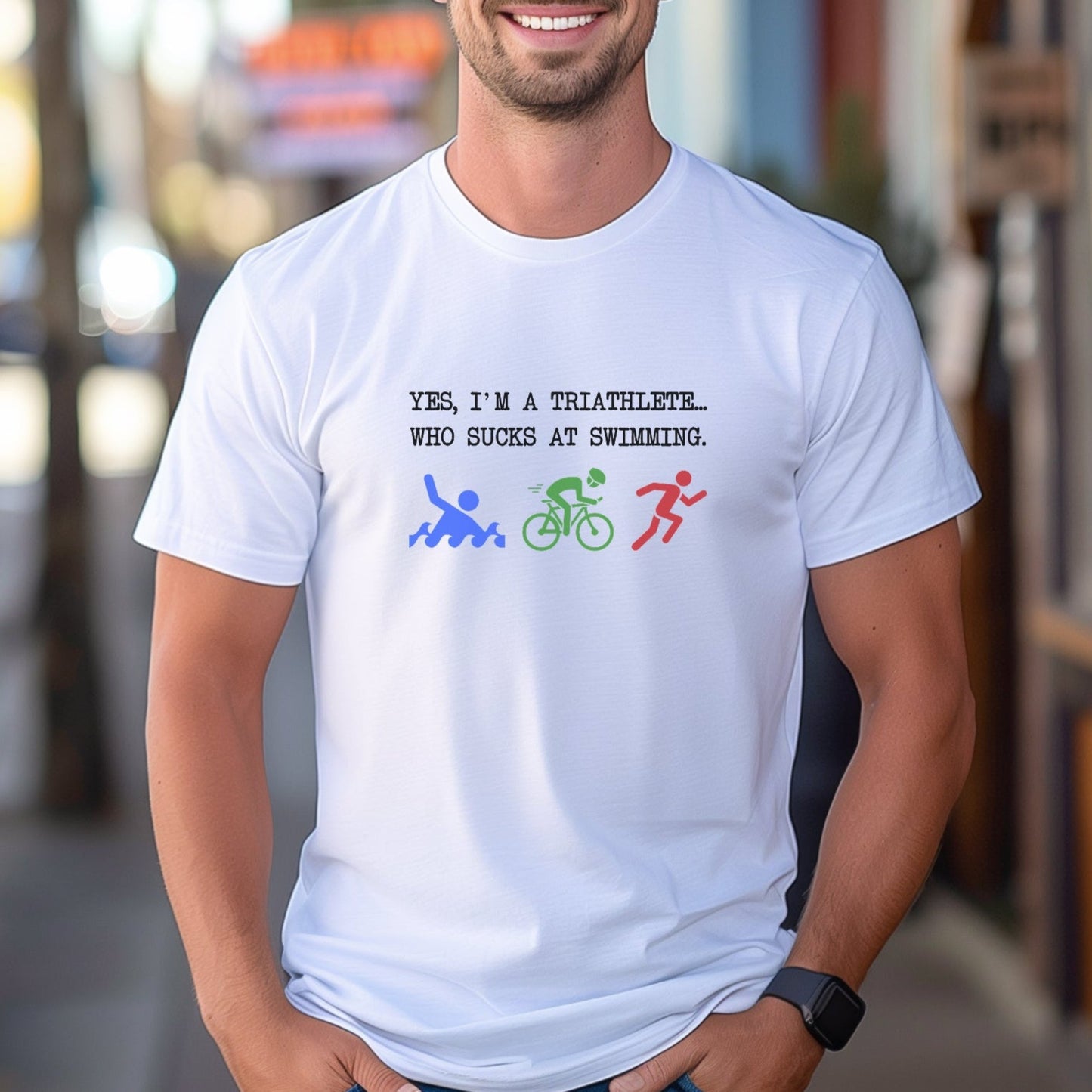 Suck At Swimming Tee