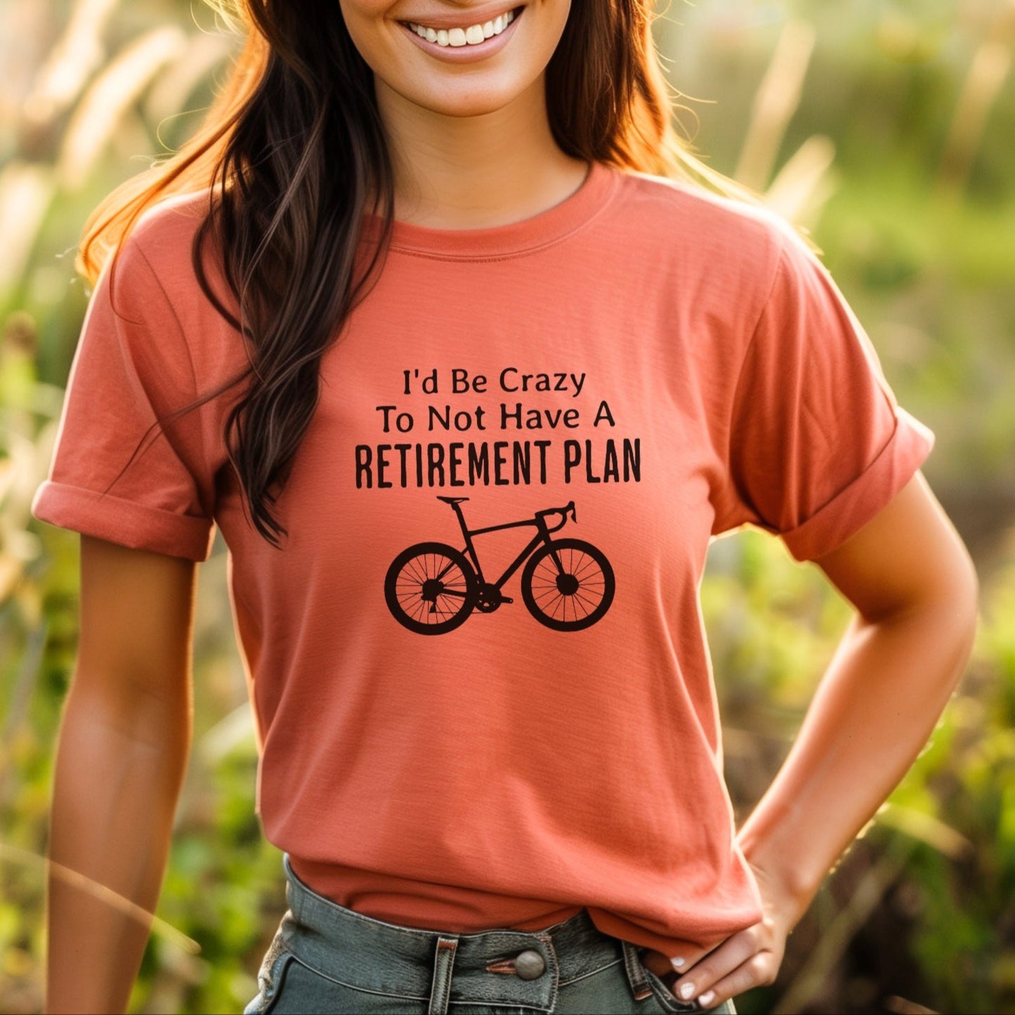 Crazy Retirement Cycling Tee