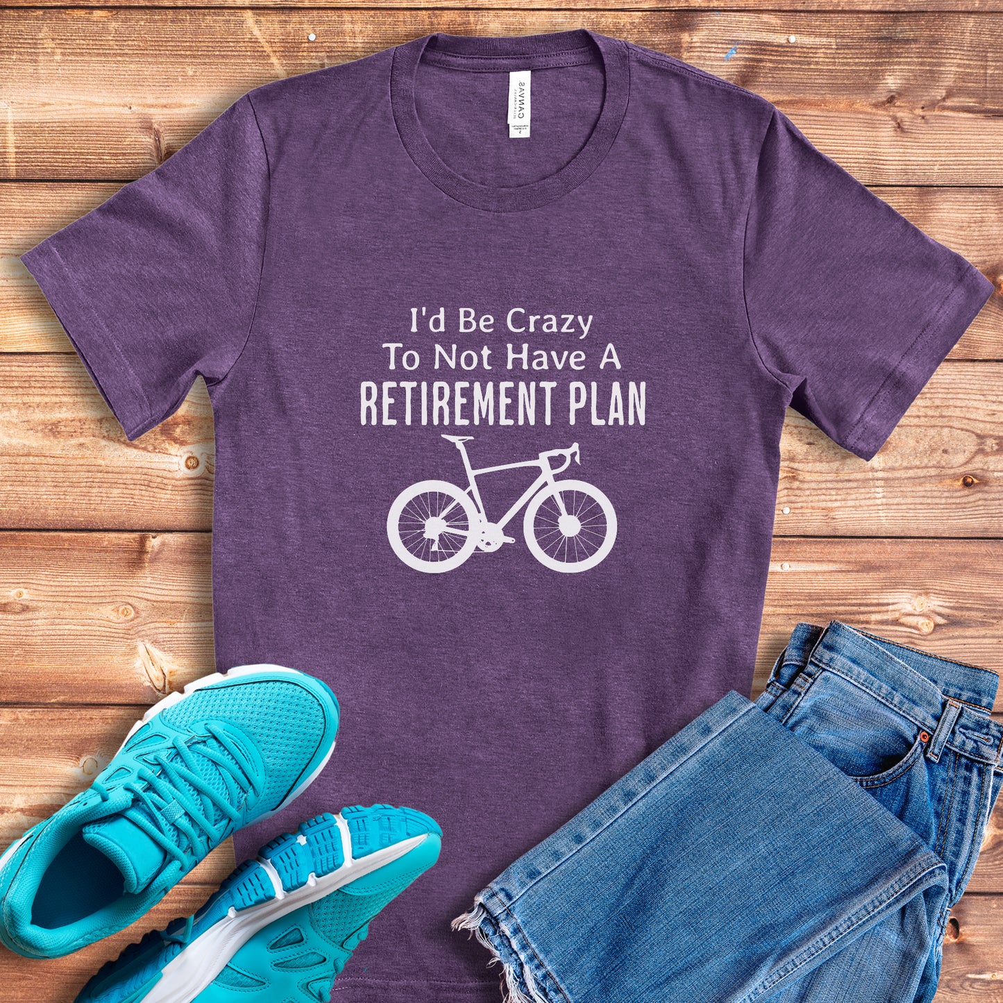 Crazy Retirement Cycling Tee