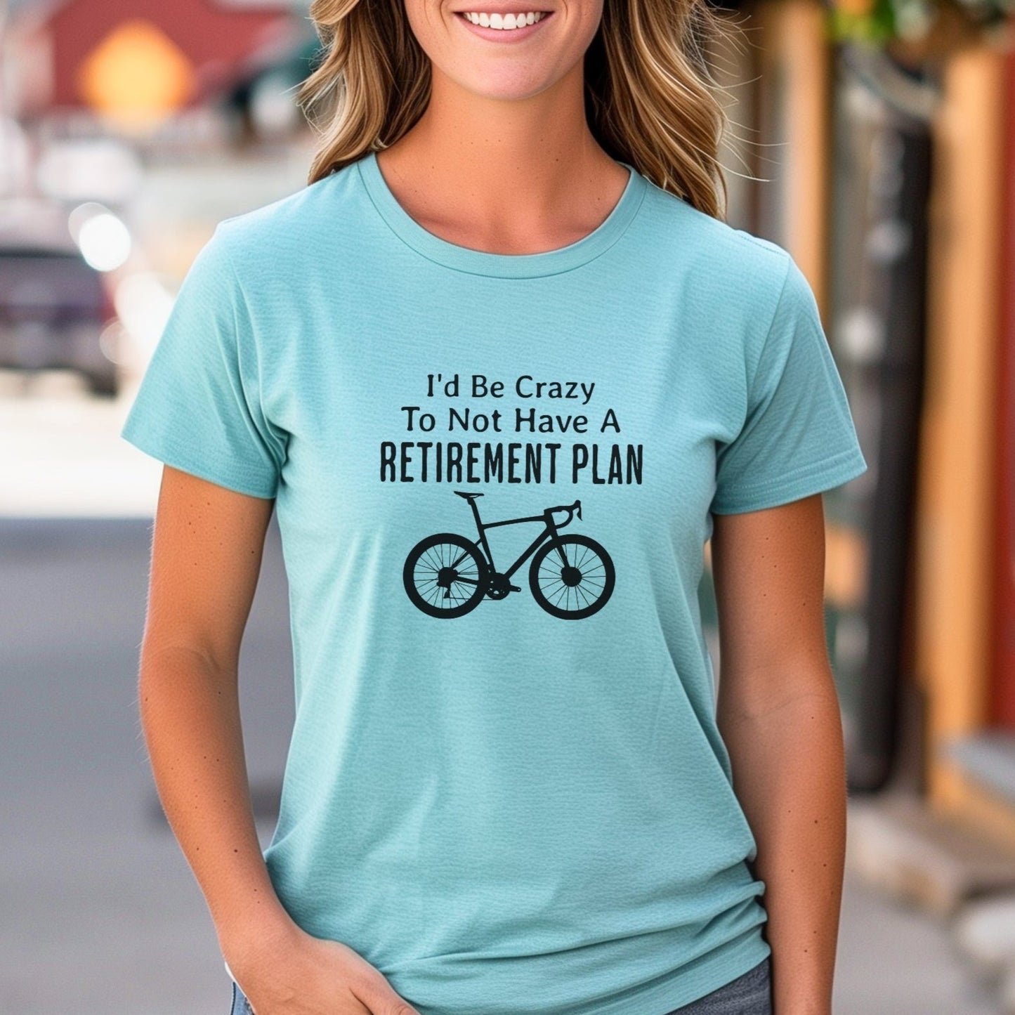 Crazy Retirement Cycling Tee