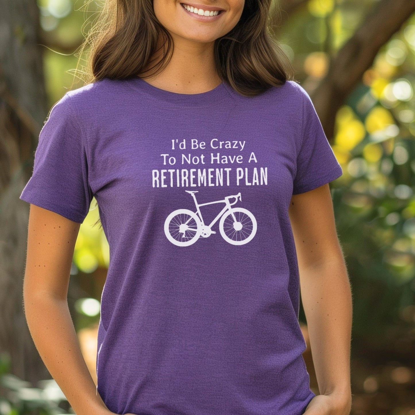 Crazy Retirement Cycling Tee