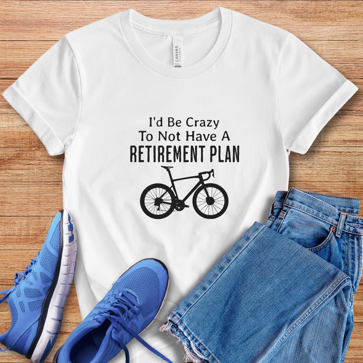 Crazy Retirement Cycling Tee