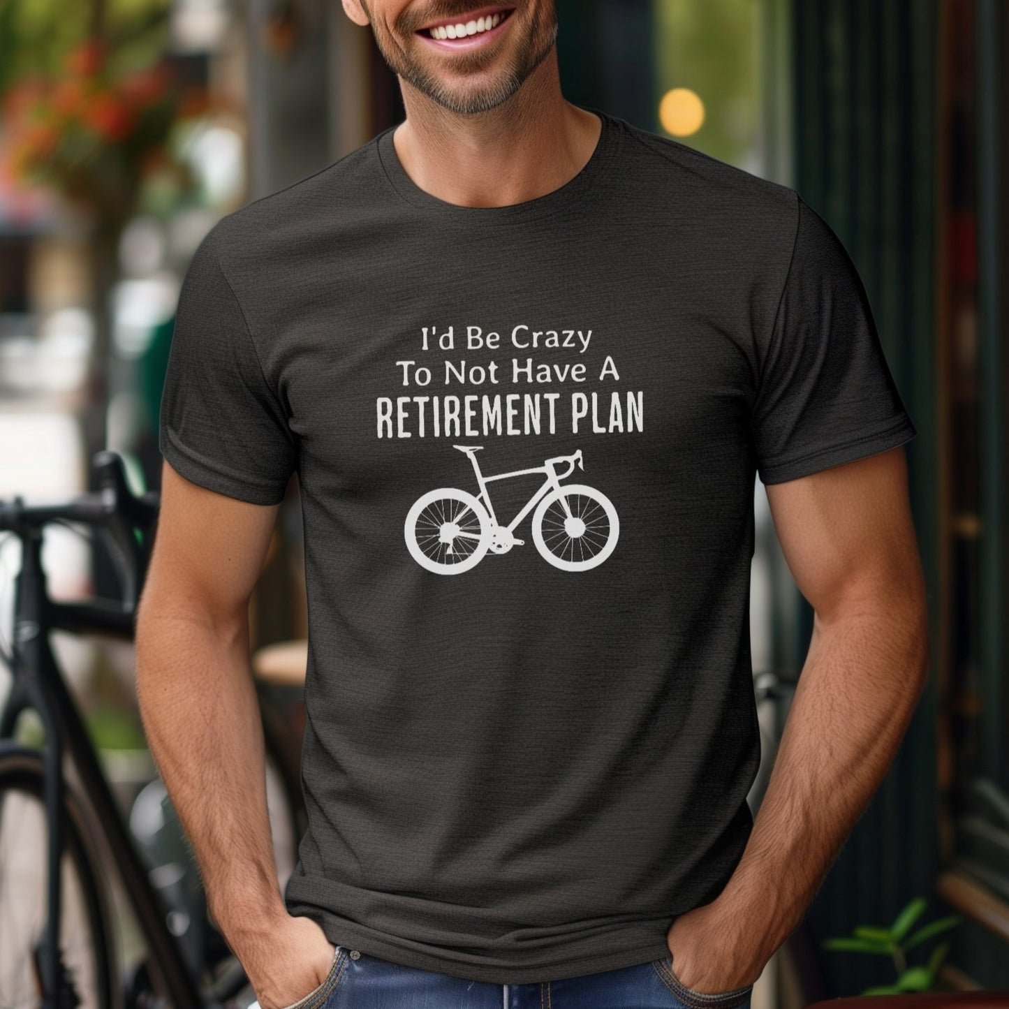 Crazy Retirement Cycling Tee