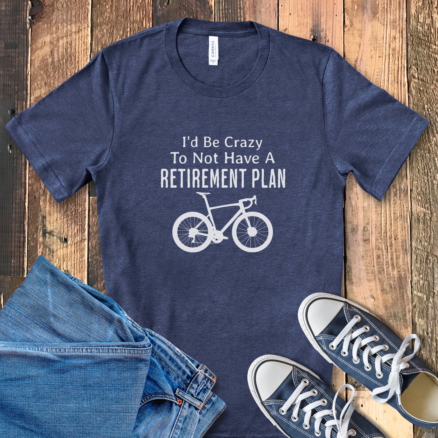 Crazy Retirement Cycling Tee