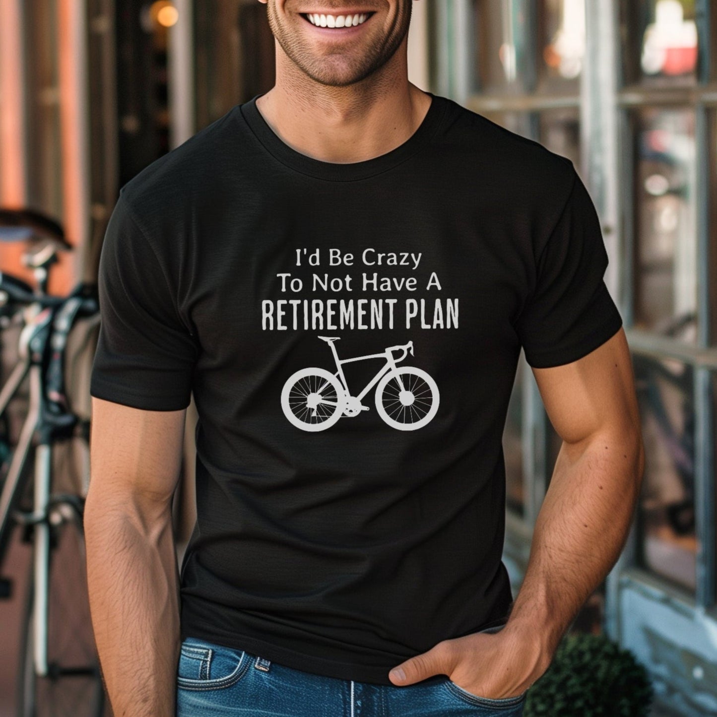 Crazy Retirement Cycling Tee