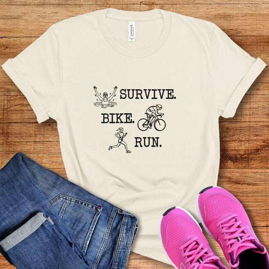 Survive Line Art Female Tee