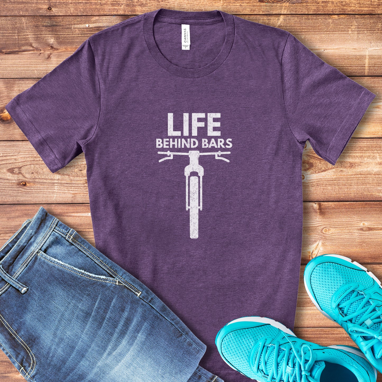 Life Behind Bars - Medium - Heather Purple