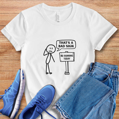 Bad Sign Running Tee