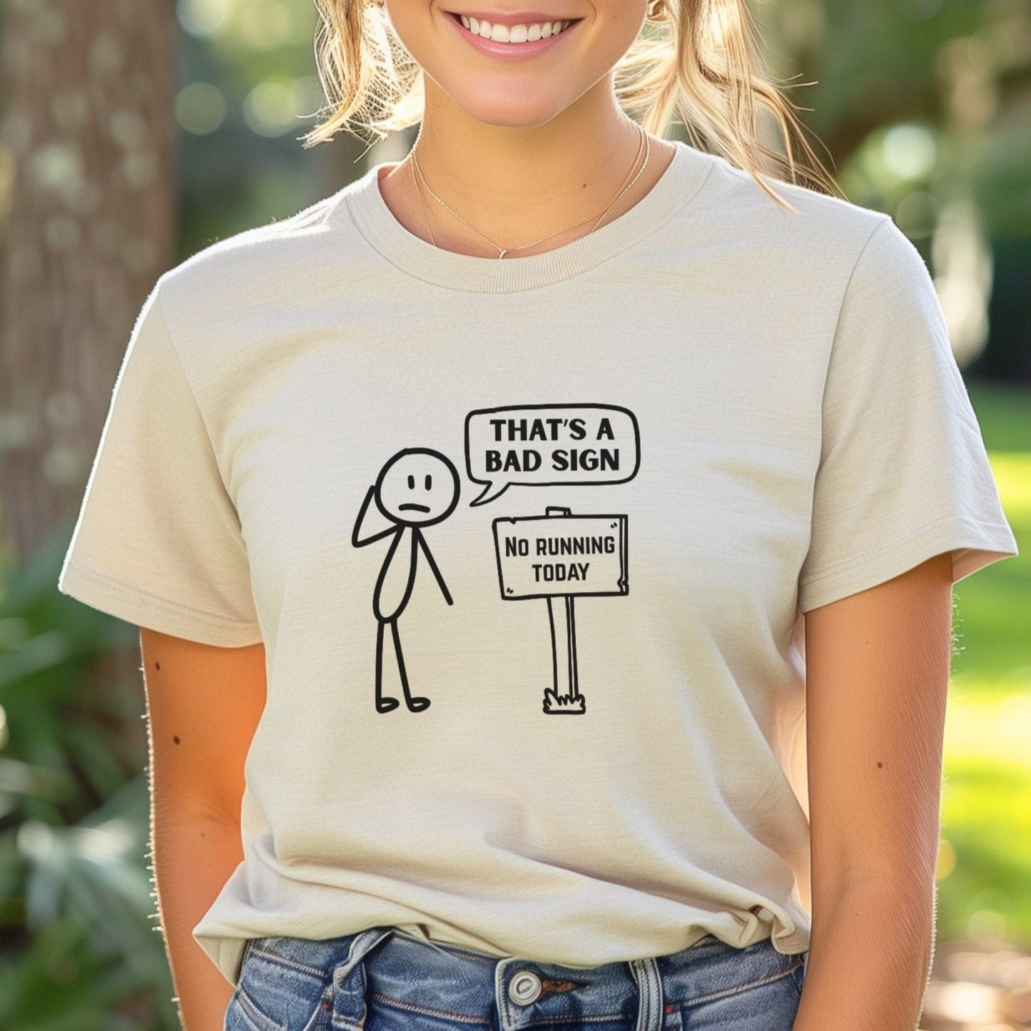 Bad Sign Running Tee