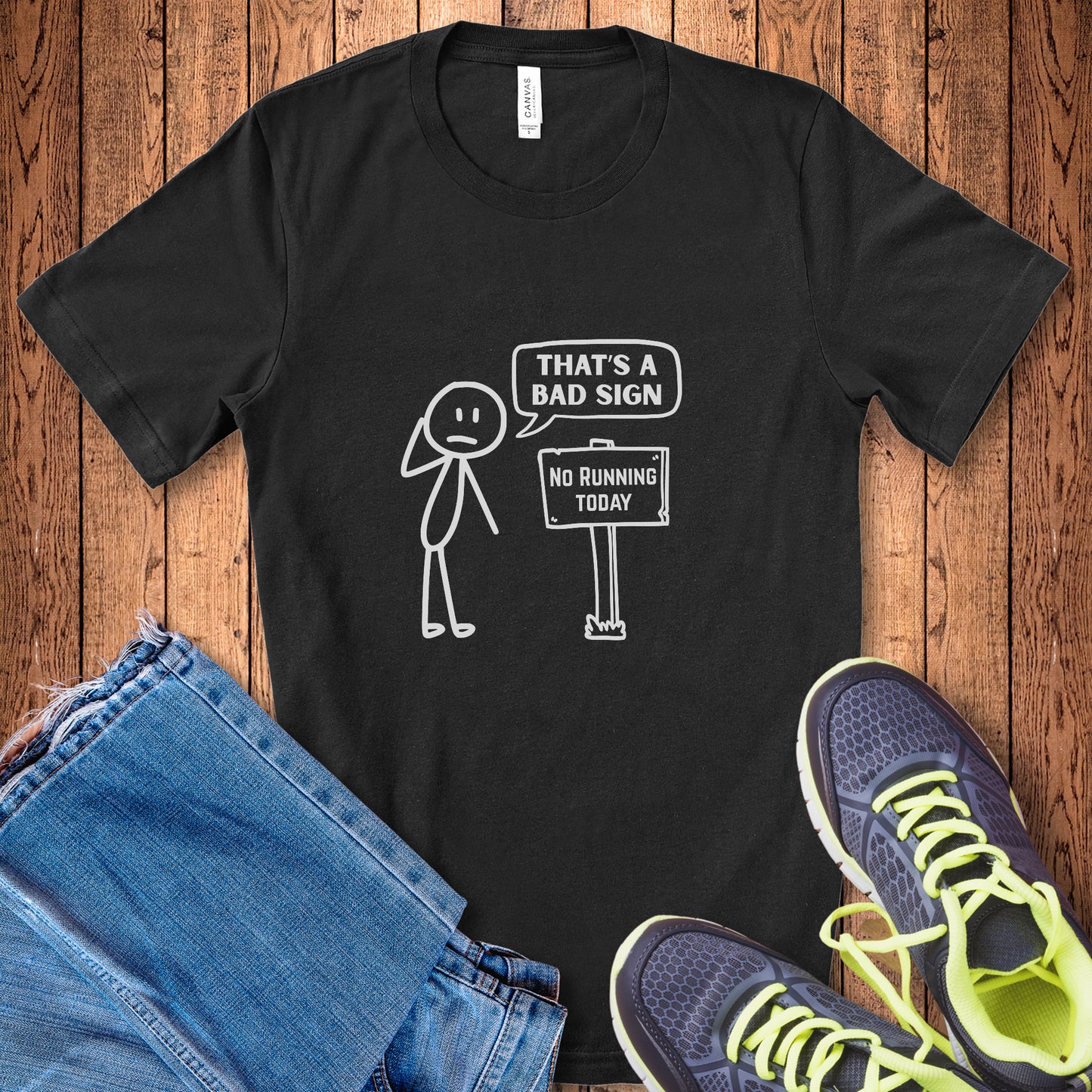 Bad Sign Running Tee