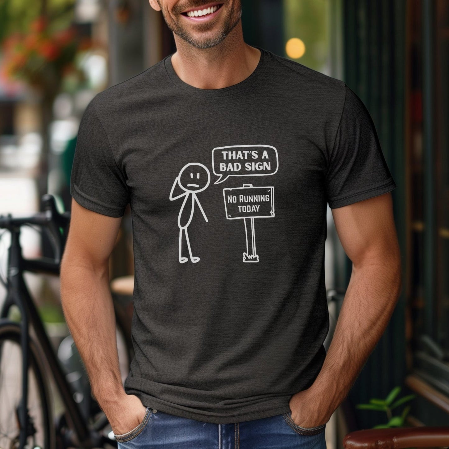 Bad Sign Running Tee