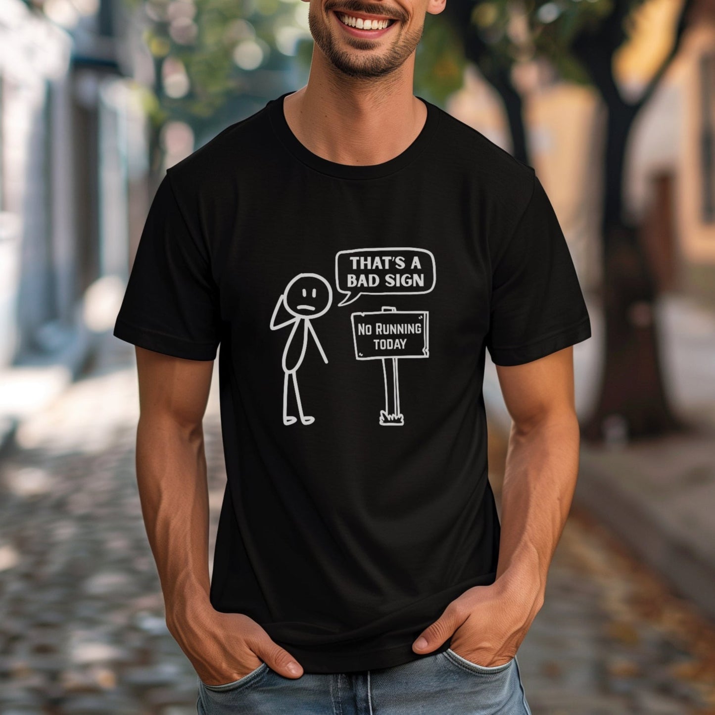 Bad Sign Running Tee