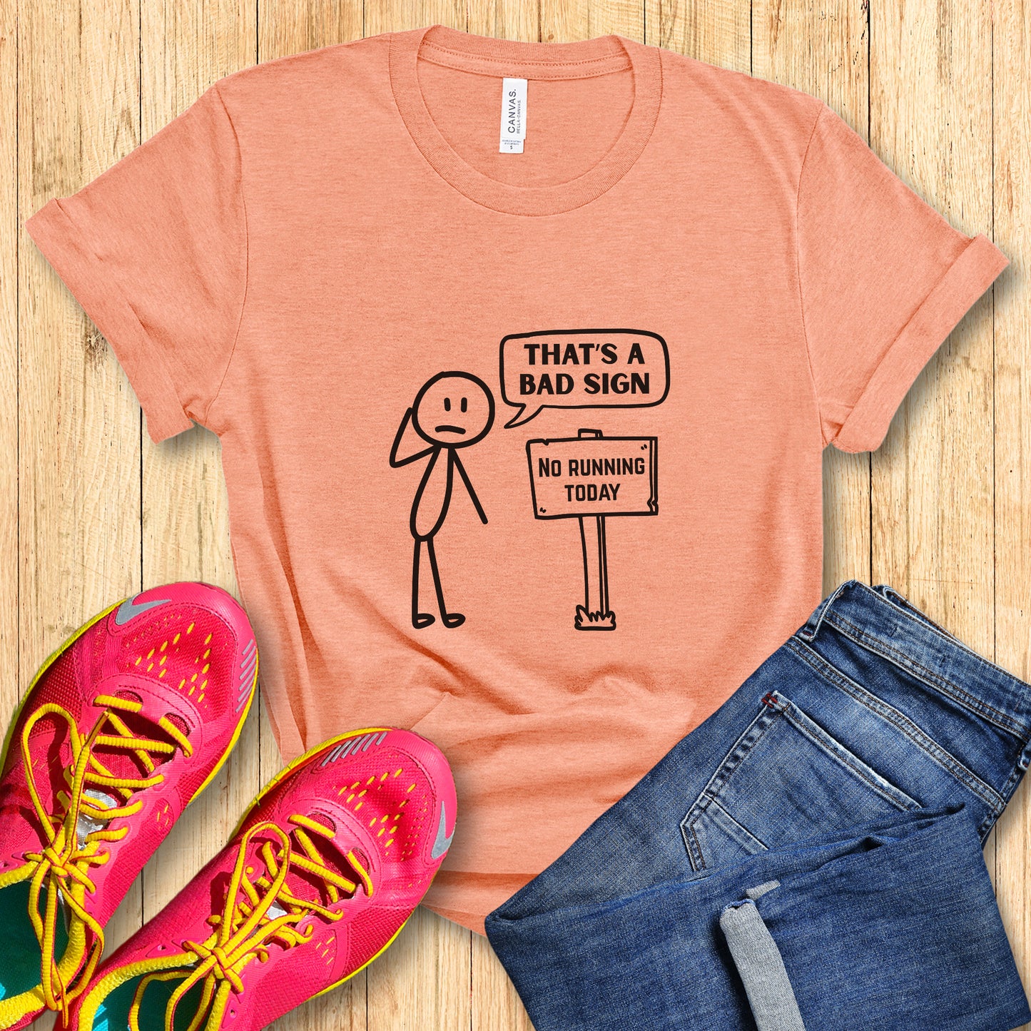 Bad Sign Running Tee