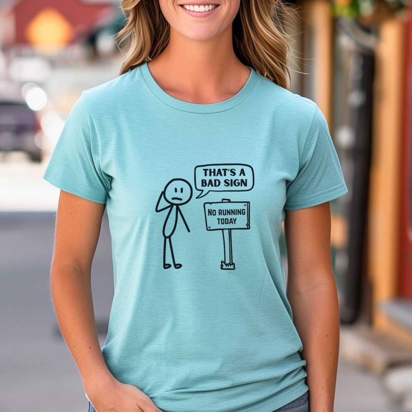 Bad Sign Running Tee