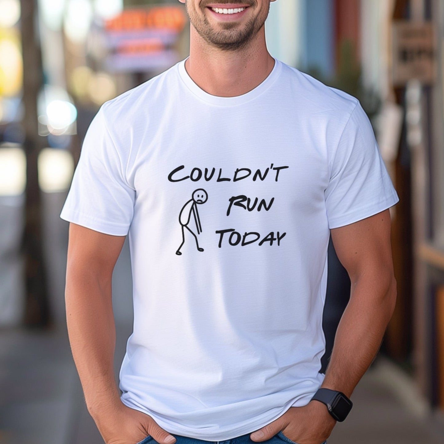 Couldn't Run Today Tee