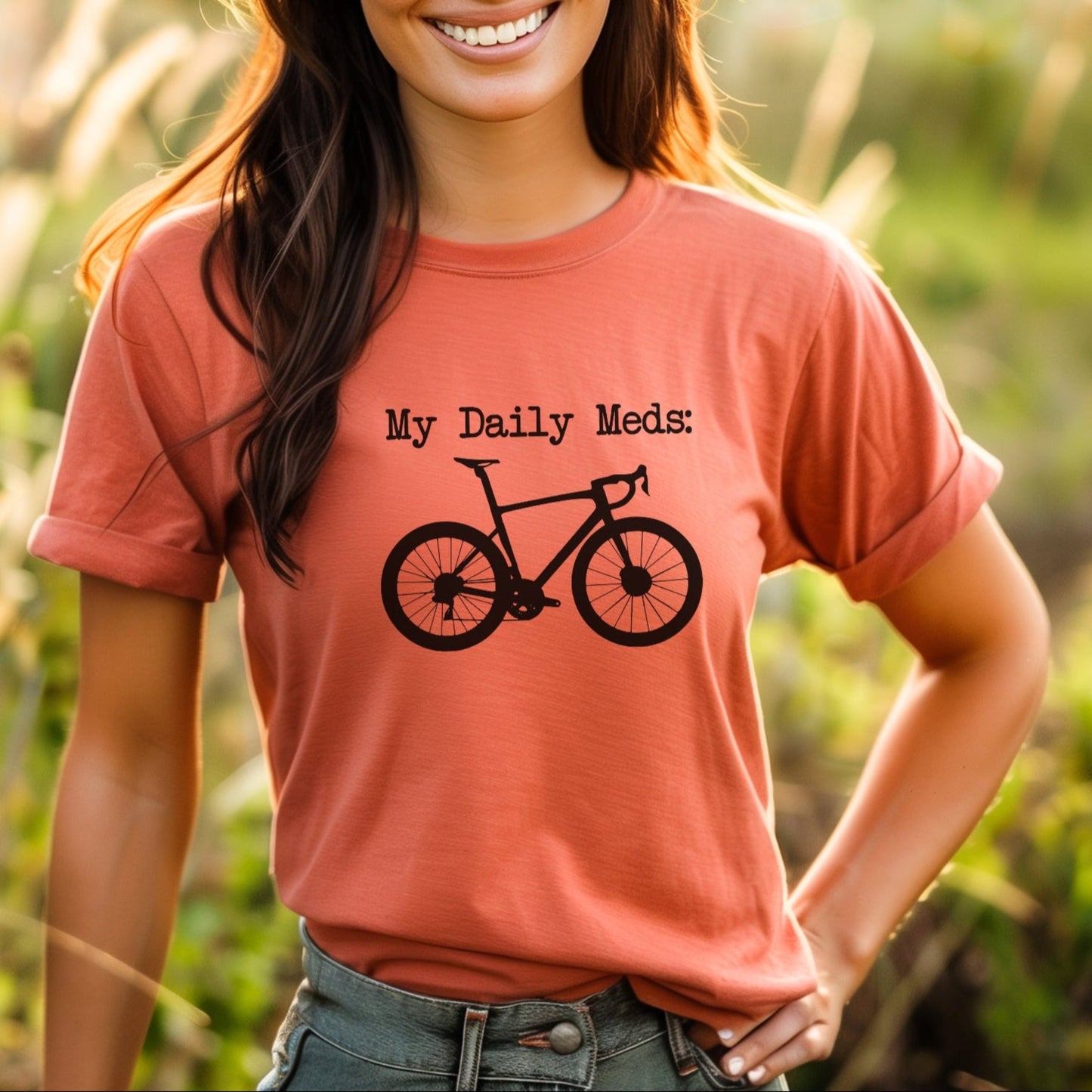 Daily Meds Road Bike Tee