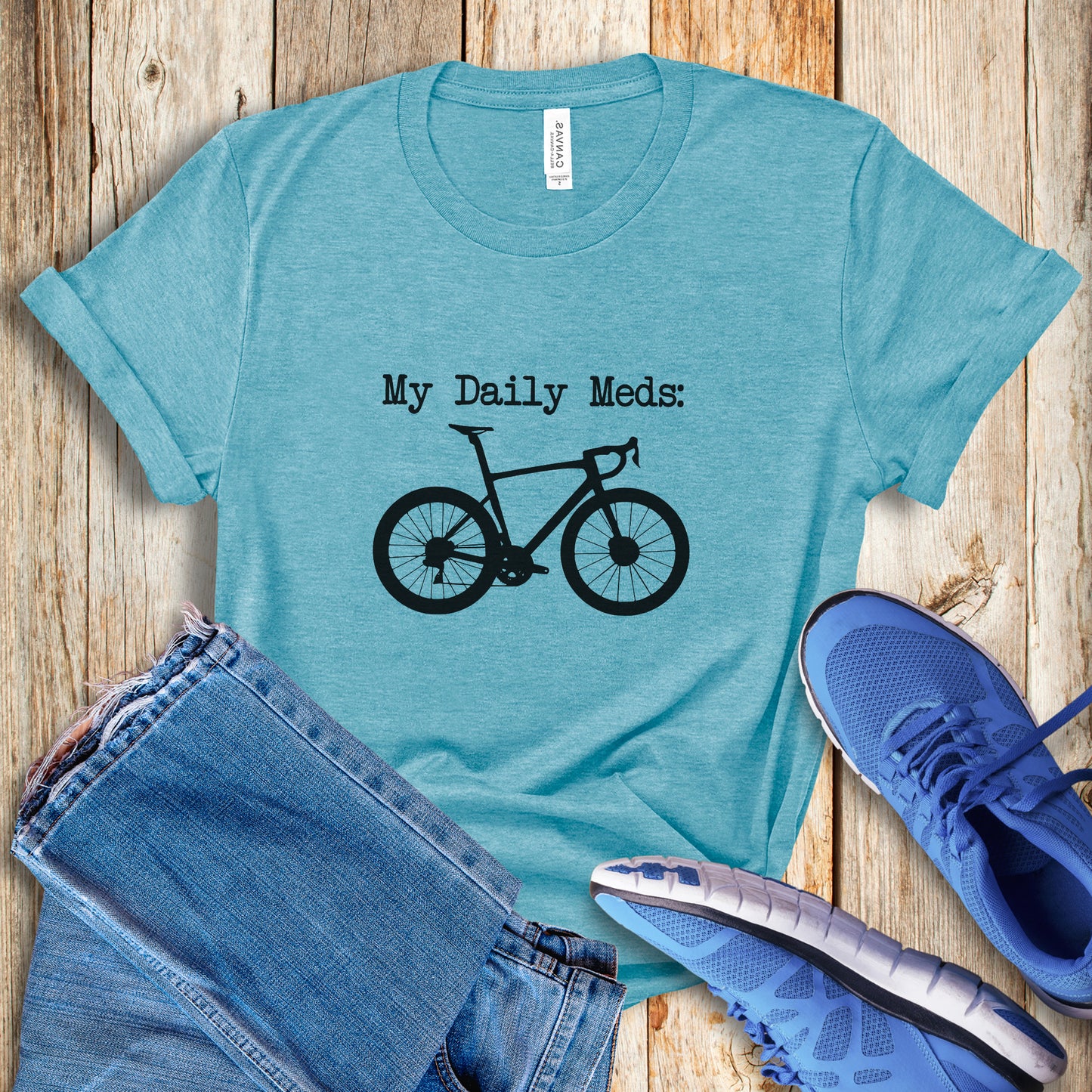 Daily Meds Road Bike Tee