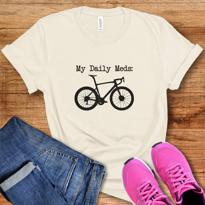 Daily Meds Road Bike Tee