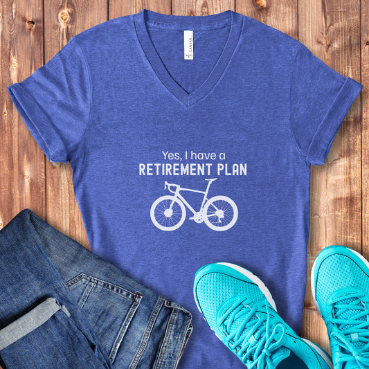 Bike Retirement Plan V-Neck