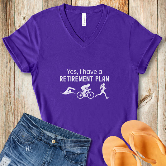 Tri Retirement V-Neck