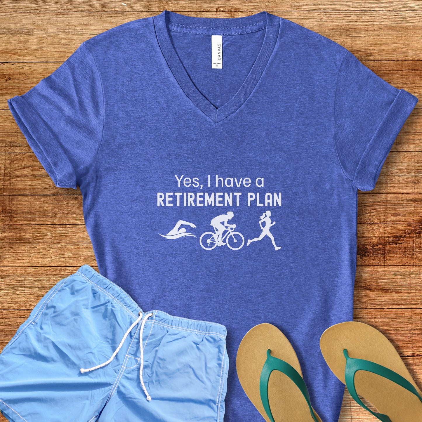 Tri Retirement V-Neck