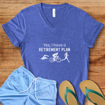 Tri Retirement V-Neck