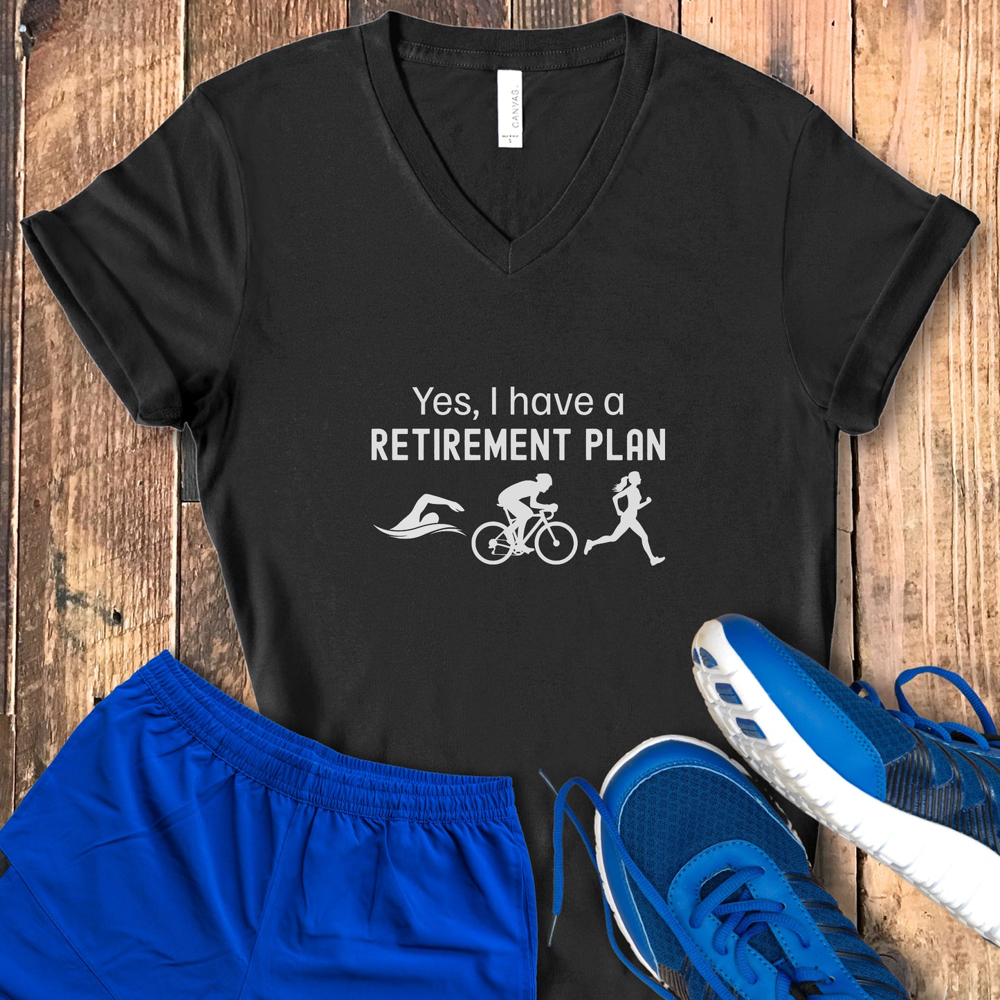 Tri Retirement V-Neck