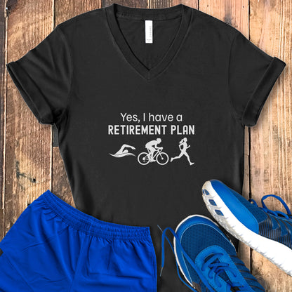Tri Retirement V-Neck