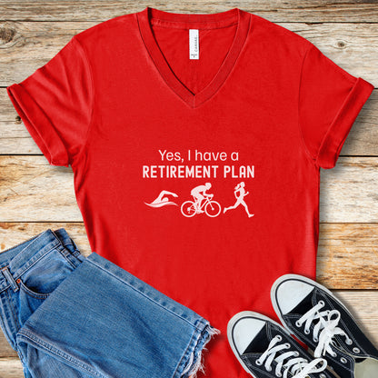 Tri Retirement V-Neck