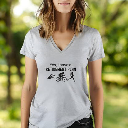 Tri Retirement V-Neck